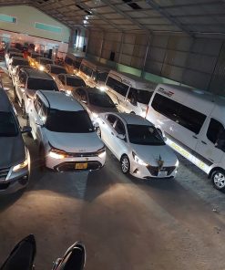 Xe 7 chỗ đời mới tham quan trong thành phố